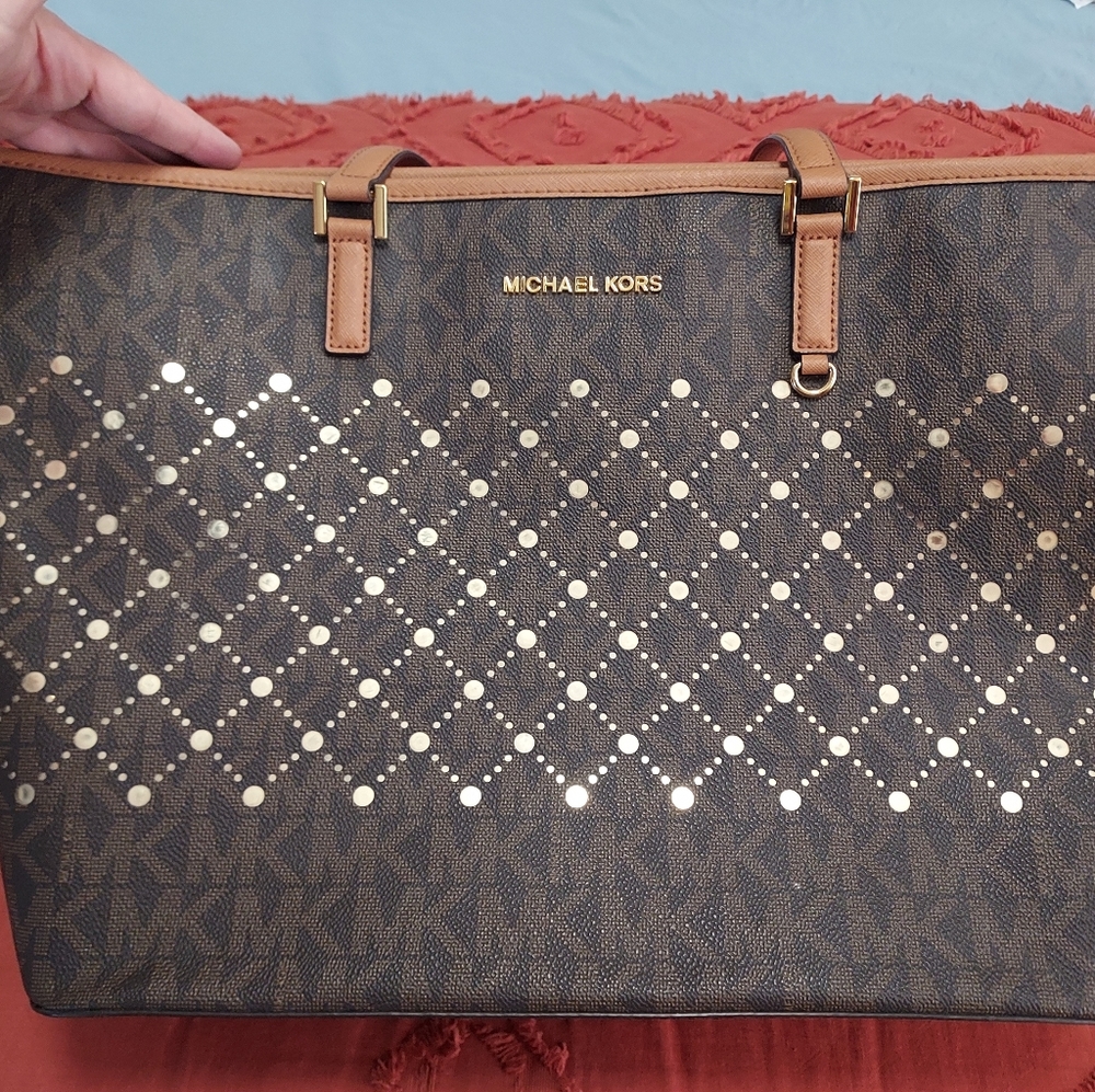 Michael Kors MK Jet Setter large tote